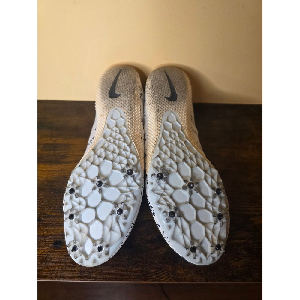 Nike Zoom Rival M 9 Track Spikes White Black Splatter 907564-002 Mens 11 - Picture 5 of 9